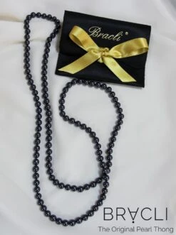 Perlen- Collier ATAME Bracli Dessous Halskette 14 Perlen- Collier ATAME Bracli Dessous Halskette -TraumMode Verkäufe atame perlenkerte schwarz bracli