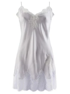 100% Seide Baby-Doll SOIE D´AMOUR Exquisit Aubade -TraumMode Verkäufe baby doll seide silber ms42 soie d amour aubade 1 1