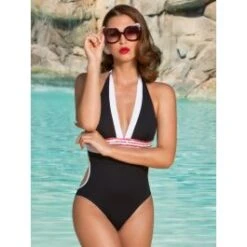 Neu eingetroffen 3 Neckholder Badeanzug PAILLETTEN Von Cotton Club Mare