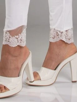 Baumwolle Leggings EVASIONE Cotone Candy Von Cotton Club -TraumMode Verkäufe baumwolle gf1 leggins evasione weiss cotton club 4 cotone candy