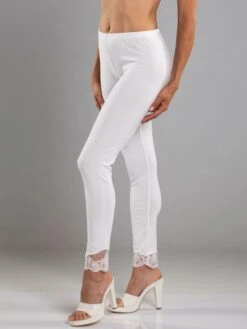 Baumwolle Leggings EVASIONE Cotone Candy Von Cotton Club -TraumMode Verkäufe baumwolle gf1 leggins evasione weiss cotton club cotone candy 1