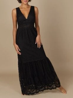 Baumwolle-Spitze Sommerkleid GITANE Schwarz Von Marjolaine 10 Baumwolle-Spitze Sommerkleid GITANE Schwarz Von Marjolaine -TraumMode Verkäufe baumwolle spitze sommerkleid gitane 8git3001 schwarz marjolaine 1