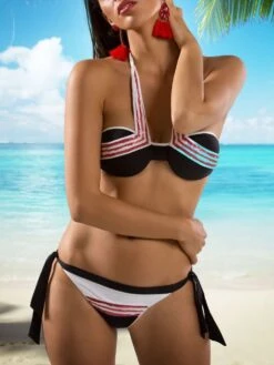 Bandeau Neckholder Bikini PAILLETTEN Von Cotton Club Mare -TraumMode Verkäufe bikini pailletten aa6 am1 cotton club 2