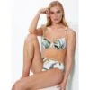 Bügel-Bikini EXOTIC LEAVES Weiss-grün Von Fürstenberg -TraumMode Verkäufe bikini weiss bunt 245 50454 fuerstenberg
