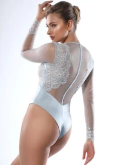 Langarm Body VALSE CRYSTAL Von Prelude Milano -TraumMode Verkäufe body langarm crystal blau yh325 valse prelude 2