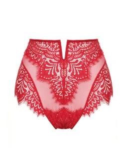 High Waist Brazilian Slip BLACK SWAN Von Prelude Milano -TraumMode Verkäufe high waist brazilian spitze yd281 rot black swan prelude milano