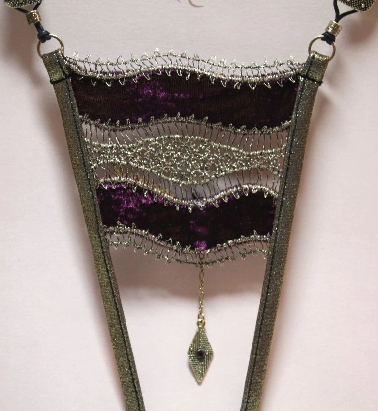 Lola Luna Ouvert-String SHEHERAZADE OPEN String Gold-brombeer 4 Lola Luna Ouvert-String SHEHERAZADE OPEN String Gold-brombeer – Bild 2