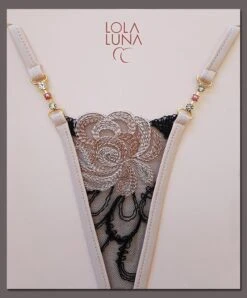 Lola Luna Mikrostring VALIA MICRO Schwarz-rosé -TraumMode Verkäufe mikrostring valia micro lola luna