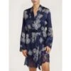 100% Seide Kimono TOI MON AMOUR Mit Print Von Aubade -TraumMode Verkäufe morgenmantel toi mon amour qs65 nachtblau aubade