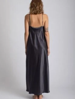 100% Seide Nachtkleid Lang DORINE Uni Von Vivis -TraumMode Verkäufe nachtkleid seide lang dorine v00006 anthrazit vivis 2 1 2