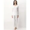 Modal Pyjama MACRAMÉ MODAL Cremeweiß Von Luna Di Seta -TraumMode Verkäufe pyjama damen modal weiss vlst60858 luna di seta