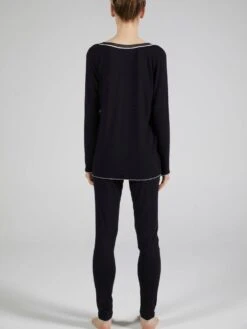 Modal Schlafanzug WKND No. 2 Schwarz-puder Von Verdiani 10 Modal Schlafanzug WKND No. 2 Schwarz-puder Von Verdiani -TraumMode Verkäufe pyjama modal schwarz 3610 verdiani weekend 3