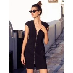 Reisekleid AMI 51 Schwarz Von Pain De Sucre