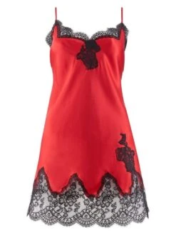 100% Seide Baby-Doll SOIE D´AMOUR Exquisit Aubade -TraumMode Verkäufe seide baby doll ms42 1 rouge passion soie d amour aubade 1 1