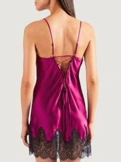 100% Seide Baby-Doll SOIE D´AMOUR Exquisit Aubade -TraumMode Verkäufe seide baby doll ms42 fuchsia schwarz 3 soie d amour aubade 1 1