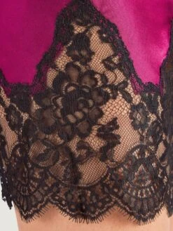 100% Seide Baby-Doll SOIE D´AMOUR Exquisit Aubade -TraumMode Verkäufe seide baby doll ms42 fuchsia schwarz 5 soie d amour aubade 1 1