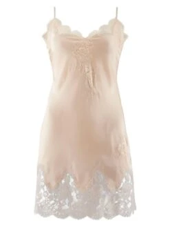 100% Seide Baby-Doll SOIE D´AMOUR Exquisit Aubade -TraumMode Verkäufe seide baby doll ms42 goldsand 1 soie d amour aubade 1 1