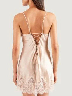 100% Seide Baby-Doll SOIE D´AMOUR Exquisit Aubade -TraumMode Verkäufe seide baby doll ms42 goldsand 3 soie d amour aubade 1 1