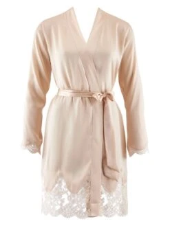 100% Seide Kimono SOIE D´AMOUR Von Aubade -TraumMode Verkäufe seide morgenmantel ms65 goldsand 1 soie d amour aubade