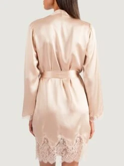 100% Seide Kimono SOIE D´AMOUR Von Aubade -TraumMode Verkäufe seide morgenmantel ms65 goldsand 3 soie d amour aubade