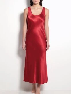 Seidennachthemd / Seidenkleid BASIC SEDUCTION Von Luna Di Seta -TraumMode Verkäufe seide neglige rot l6n5038 luna di seta 2