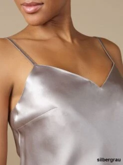 100% Seide Unterkleid SOIE ODA Satin Von Marjolaine -TraumMode Verkäufe seide silber oda odon odana soie unie marjolaine 2 3 1 1 1
