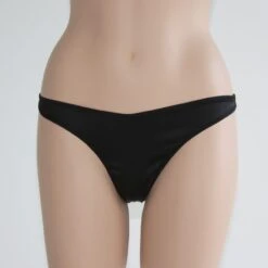 Seiden-String Mit Schleife NIKOLE Von Exilia -TraumMode Verkäufe seide string nina schwarz exilia