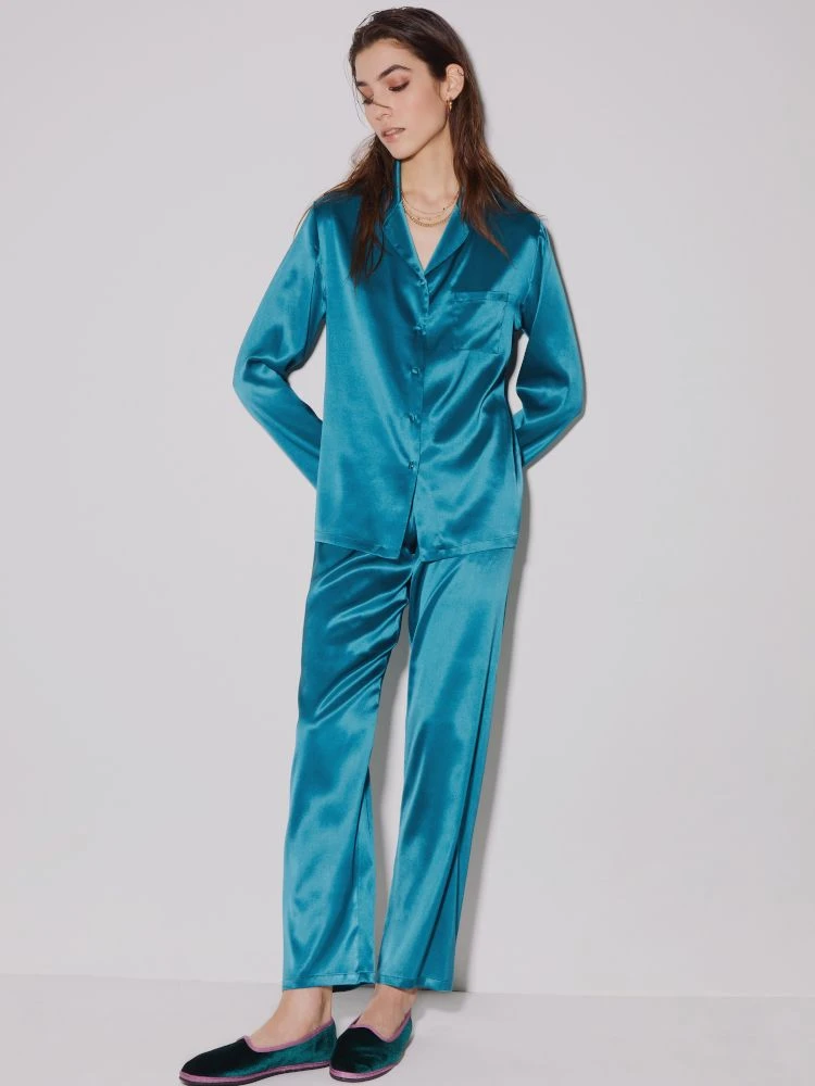 Seide Pyjama 2-tlg. SETA No. 9 Von Chiara Fiorini 7 Seide Pyjama 2-tlg. SETA No. 9 Von Chiara Fiorini – Bild 5