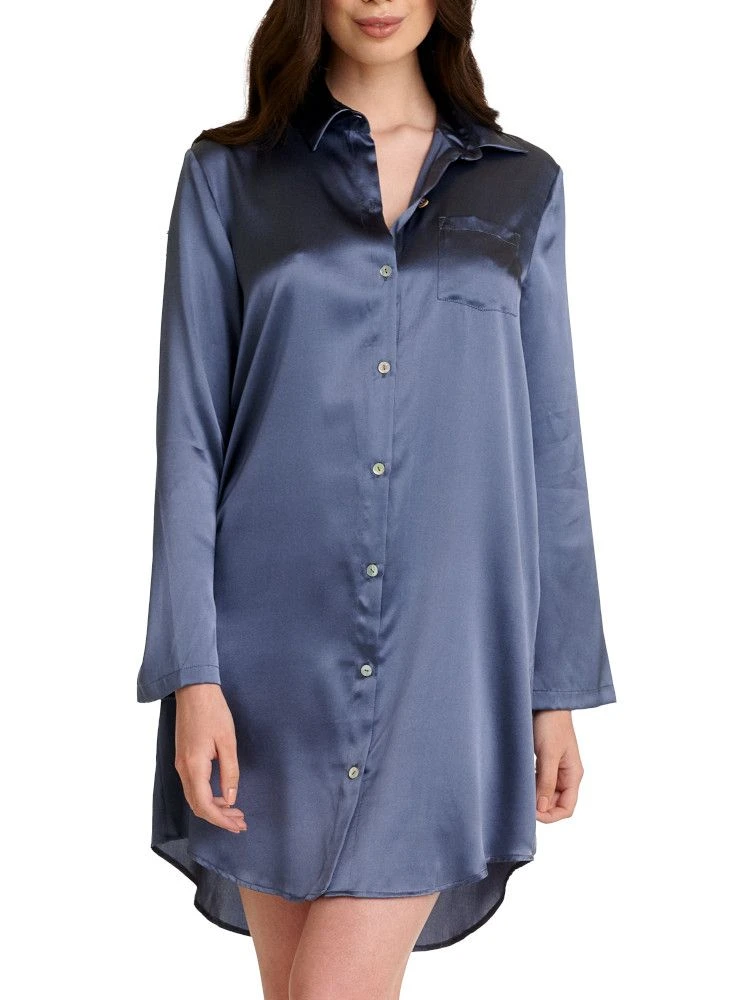 Seide Sleepshirt SEDUZIONE DI SETA Satin Von Gattina 7 Seide Sleepshirt SEDUZIONE DI SETA Satin Von Gattina – Bild 5