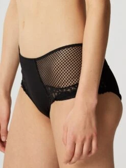 MAISON LEJABY Hoher Slip Mit Spitze GABY Von Maisonlejaby -TraumMode Verkäufe slip schwarz 13864 gaby maison lejaby 1 1