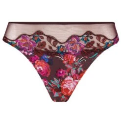 Slip AVEU EN FLEURS Seide Von Lise Charmel -TraumMode Verkäufe slip verfuehrung ach0743 violett mit muster aveu en fleurs 2 1 1