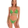 Triangel-Bikini MACULATO Grün-lurex Von Pin-Up Stars -TraumMode Verkäufe slip bikini pb070cf gruen pin up stars 3