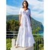 Sommerkleid Mit Spitze ARIANNA Lang Weiß Von Laetitia Beachwear -TraumMode Verkäufe sommerkleid weiss lang a141 arianna laetitia beachwear