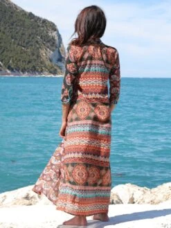 Seidenbatist Strandkleid BERENICE VERDE Schwarz-bunt Von Laetitia Beachwear -TraumMode Verkäufe strandkaftan seidenbatist verde b145 laetitia beachwear 2