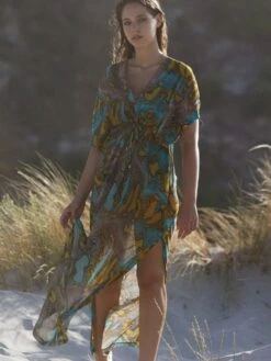 Strandkleid LYRA 31 Python Print Von Pain De Sucre -TraumMode Verkäufe strandkleid bunt lyra python pain de sucre 2