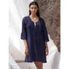 100% Baumwolle Strandtunika NOAM 98 Dunkelblau Von Pain De Sucre -TraumMode Verkäufe strandkleid noam dunkelblau pain de sucre