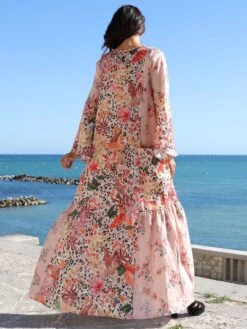 Seidenbatist Strandkleid FANTASIA ROSA Von Laetitia Beachwear -TraumMode Verkäufe strandkleid seidenbatist rosa g142 laetitia beachwear 2