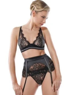 Strapsgürtel VALSE CRYSTAL Mit Strass Von Prelude Milano -TraumMode Verkäufe strapsg rtel triangelbh yj324 ys324 schwarz valse prelude milano