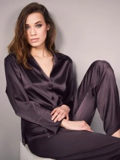 Stretchseide Schlafanzug SLOANE STREET Exclusiv Eva B. Bitzer -TraumMode Verkäufe stretch seide pyjama exclusiv 27319271 terra eva bitzer 1