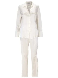Stretchseide Schlafanzug SLOANE STREET Exclusiv Eva B. Bitzer -TraumMode Verkäufe stretch seide pyjama exclusiv 27319271 weiss eva bitzer 2 1