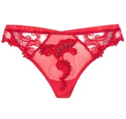 String DRESSING FLORAL Tüll Von Lise Charmel -TraumMode Verkäufe string tuell acc0088 rot dressing floral lise charmel 2