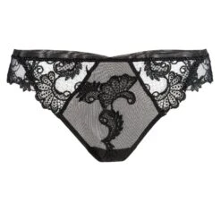 String DRESSING FLORAL Tüll Von Lise Charmel -TraumMode Verkäufe string tuell acc0088 schwarz dressing floral lise charmel 2