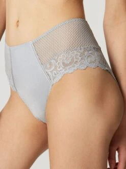 MAISON LEJABY Hoher Slip Mit Spitze GABY Von Maisonlejaby -TraumMode Verkäufe taillenslip perlgrau 13864 gaby maison lejaby 1
