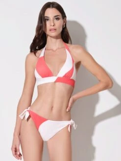 Neu eingetroffen -TraumMode Verkäufe triangel bikini weiss rot 72025 ritratti mare 1