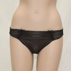 Tüll-Slip TULLE FRONCÉ Von Chantal Thomass -TraumMode Verkäufe tuell slip tulle fronce schwarz chantall thomass 1